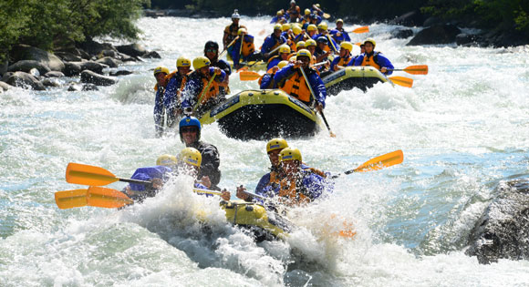 Rafting e sport fluviali